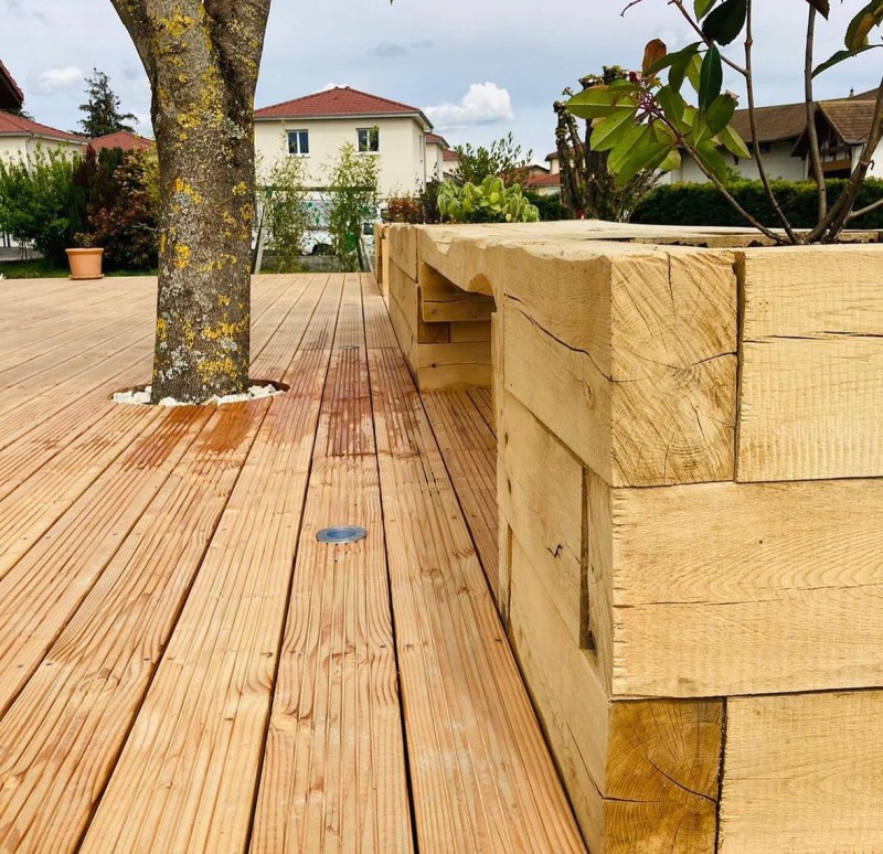 Création de jardinières sur mesure à Bourgoin jallieu 